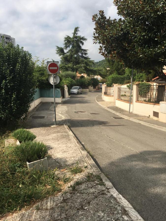 Le Cannet 10Mn Cannes Chambre Independante Etage D'Une Maison Avec Piscine Exterior photo